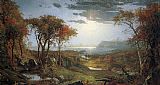 Famous Hudson Paintings - Autnmn on the Hudson River